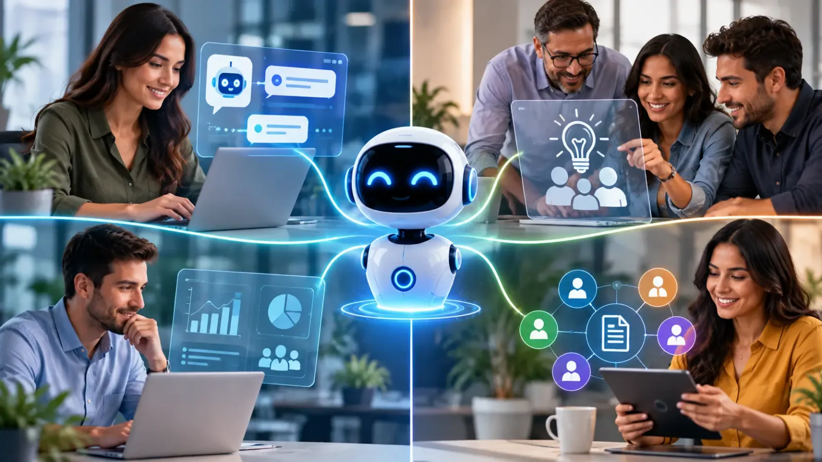 4 Usos Reales de IA en Comunicación Interna 2026 | Casos Concretos